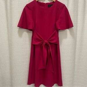 Pink Donna Morgan tie front dress